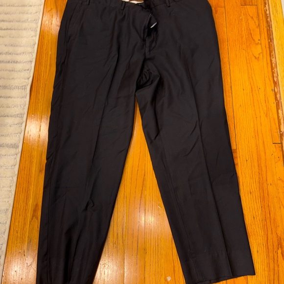 Canali Men's Elegant Black Dress Pants